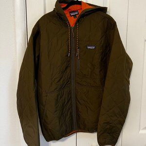 Patagonia Diamond Quilted Bomber Hoody - Size L